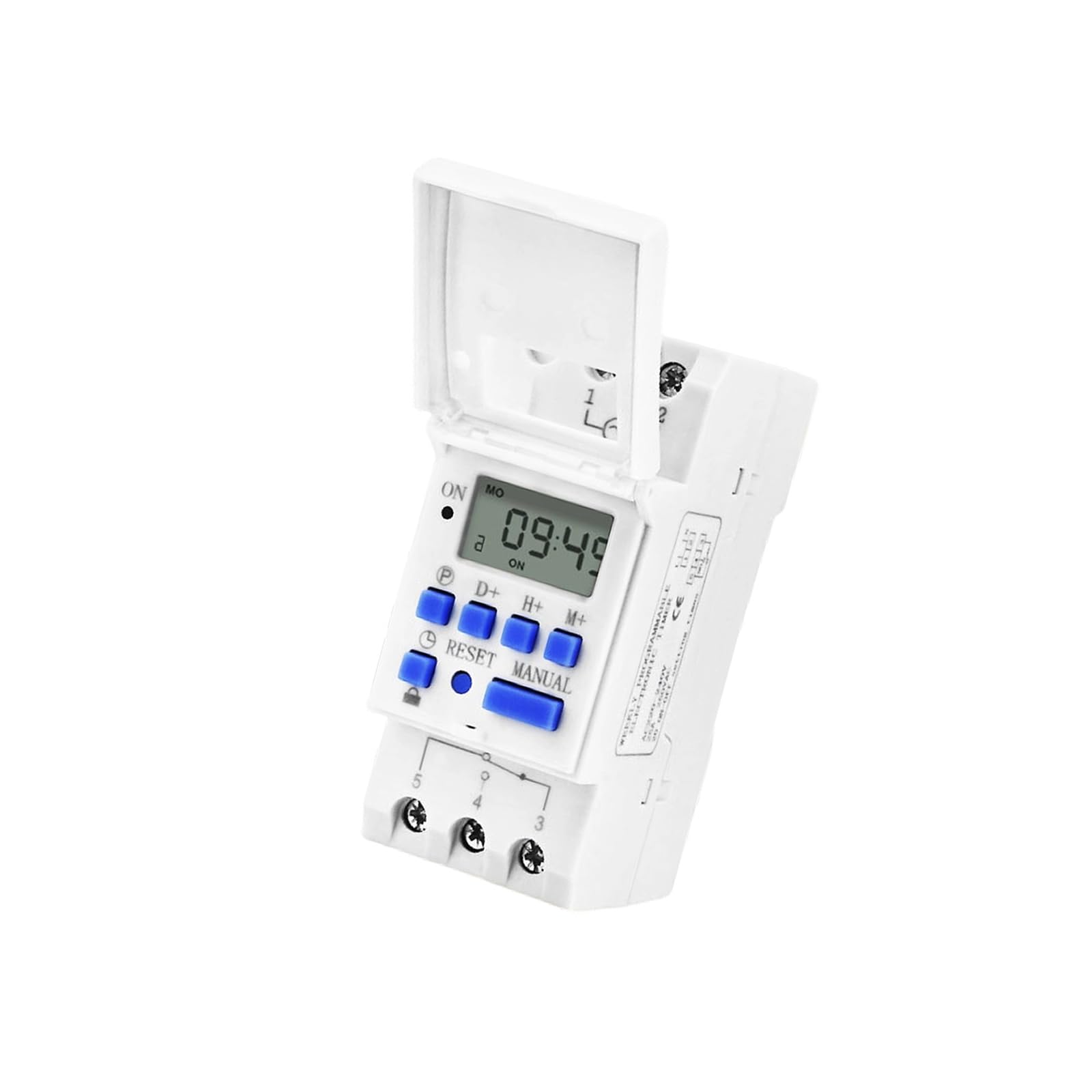 LCD Display Weekly Programmable Electronic Relays Simple Setup Electronic Timer 16 on and OFF Timer Programmable Digital Switches with LCD Display