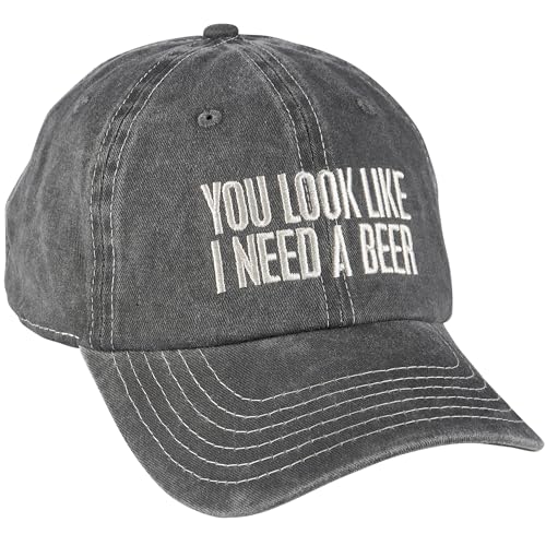 Casquette de baseball I Need a Beer Primitives by Kathy - Noir délavé
