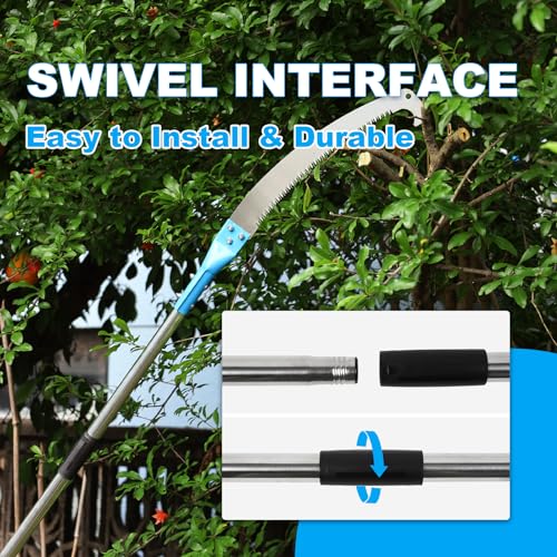 Serra manual, aparador de árvores, serra de poda de mastro, serra de mastro para aparar árvores, fer