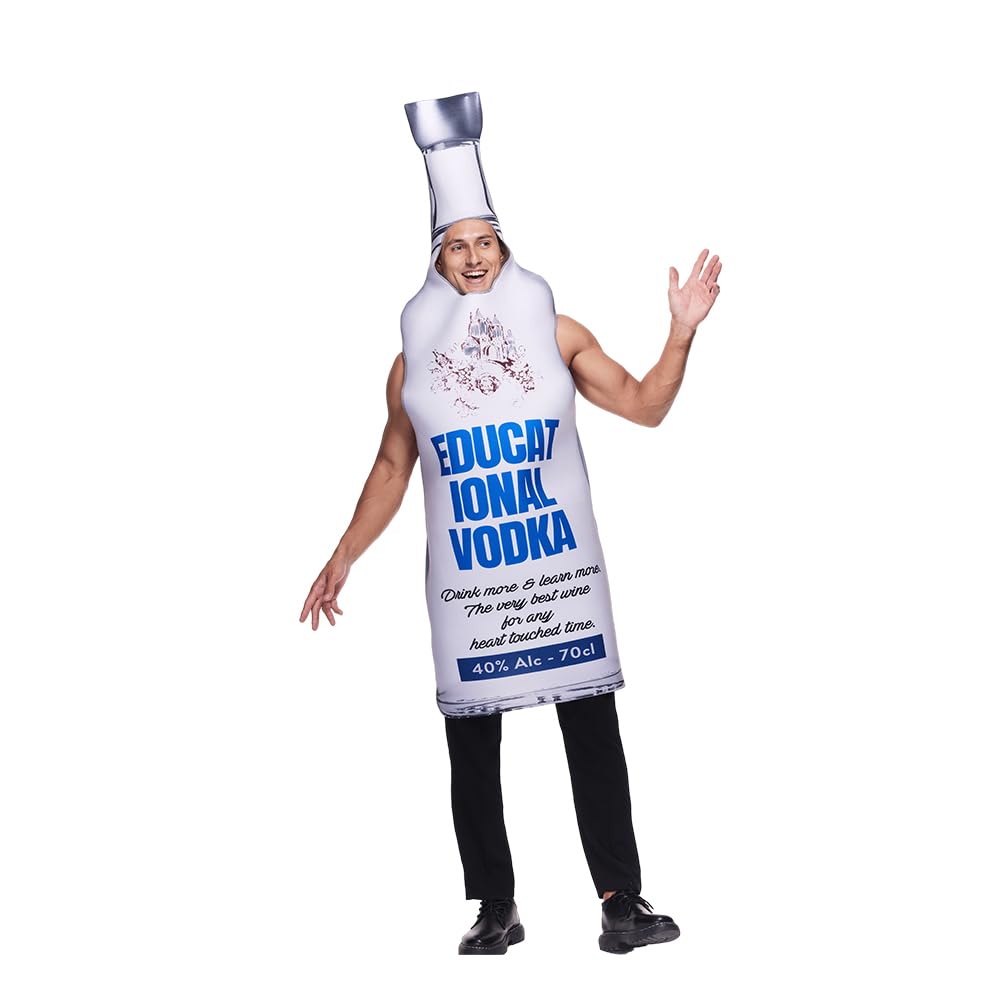 EraSpooky Para butelek wódki i limonki, tunika, zabawny kostium na Halloween, dla dorosłych, na imprezę z jedzeniem, uniseks