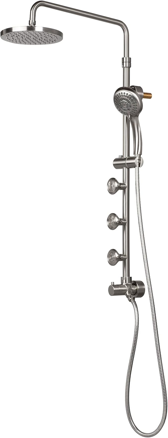 PULSE ShowerSpas 1028BN Lanikai Shower System with 8" Rain Showerhead
