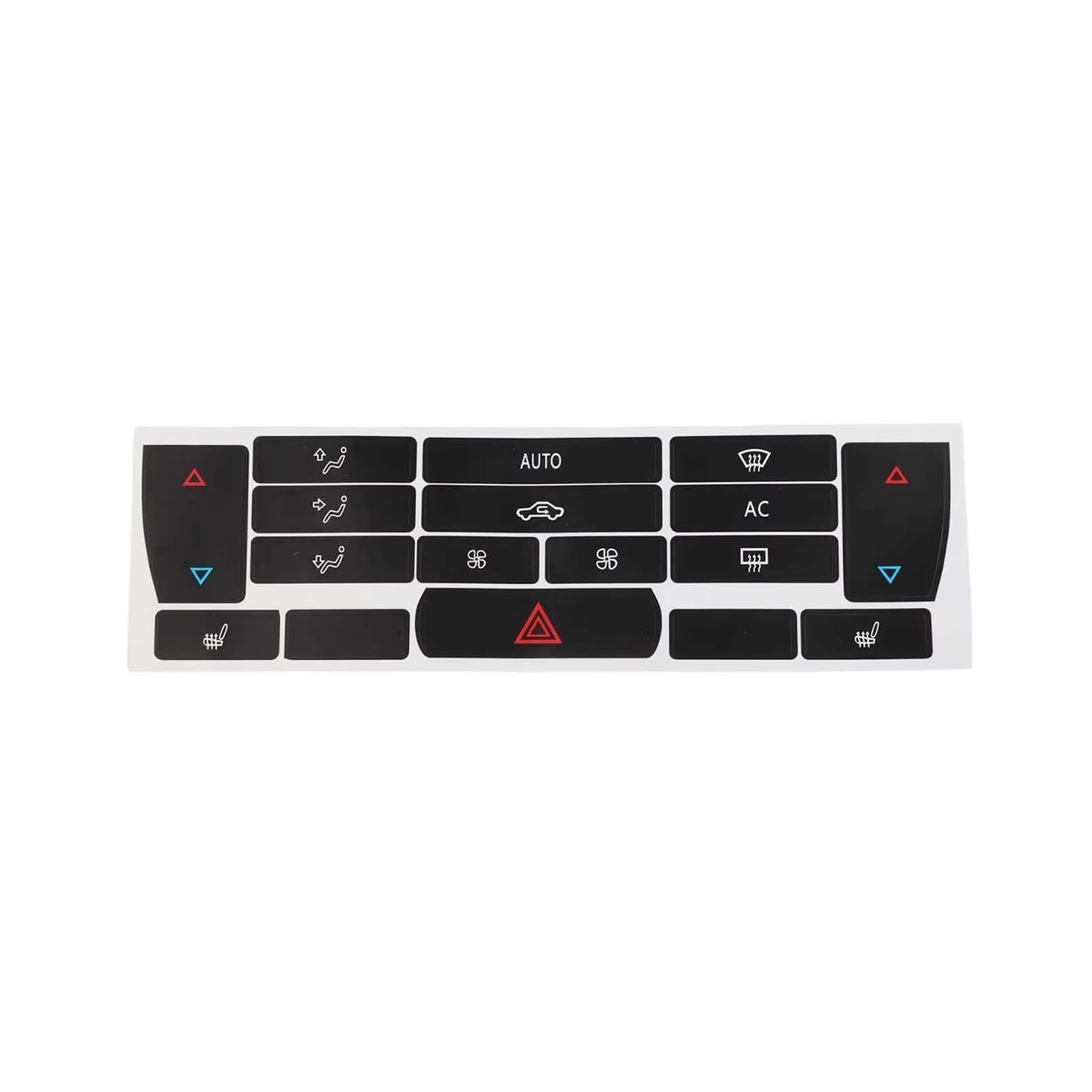 Interior Button Stickers Compatible with Saab for 9-3 2003 2004 2005 2006 2007 A C Climate Control Button Repair Decals