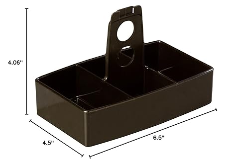 Miniatura 5 de Carlisle FoodService Products Carrito de azúcar para cocinas, plástico, 50 paquetes, negro
