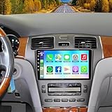 4+64GB Car Radio for Lexus ES250 ES300 ES330 2001-2006 with Carplay & Android Auto Head Unit, 9 inch IPS Touch Screen Android 12 Car Stereo Receiver with GPS/Back-up Camera/Bluetooth 5.2/SWC/FM/WiFi