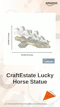 コレクション パラオ 0.5 幸運 縁起物 ホースシュー 馬蹄 純金 Gカード Buy Running 7 Lucky Horse Resin Statue Vastu, Feng Shui Showpiece