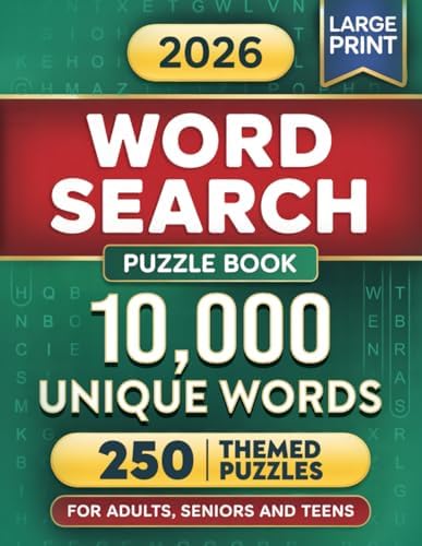The Ultimate Word Search Puzzle Book for Adults, Seniors and Teens: 10. ...