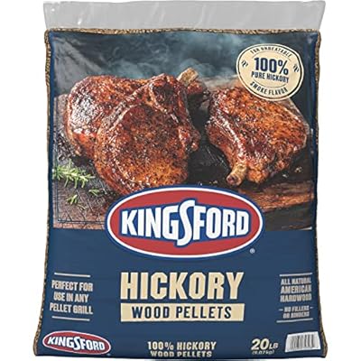 Kingsford 100% Hickory Wood Pellets, BBQ Pellets for Grilling 20 Pounds (Package May Vary)