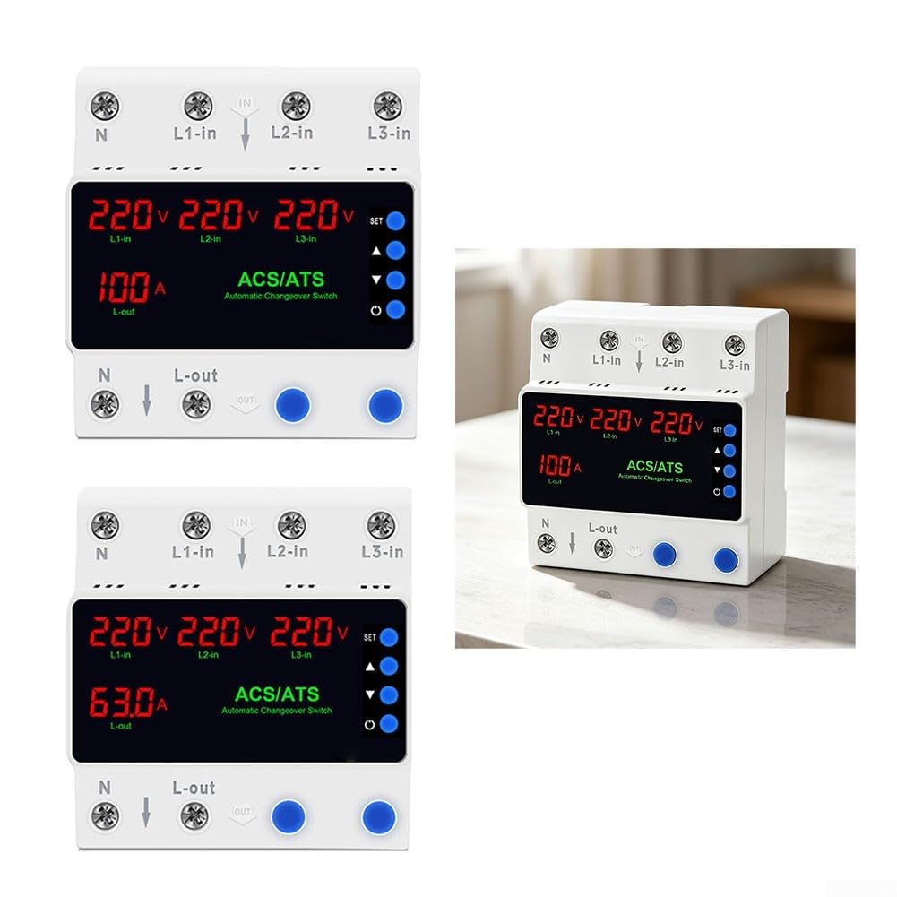 ABS Gehäuse Netzschutzadapter 220V Unterspannung(1-100A)