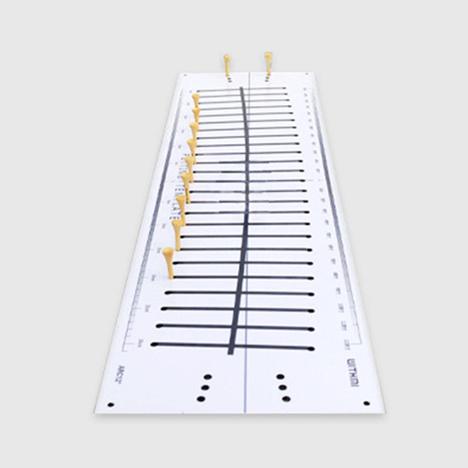 Golf Track Paper per Avviamento Golf Tappeto per Putting Aiuto Allenamento Swing Kit Specchio Allineamento Polipropilene per Esercizi Indoor Outdoor P