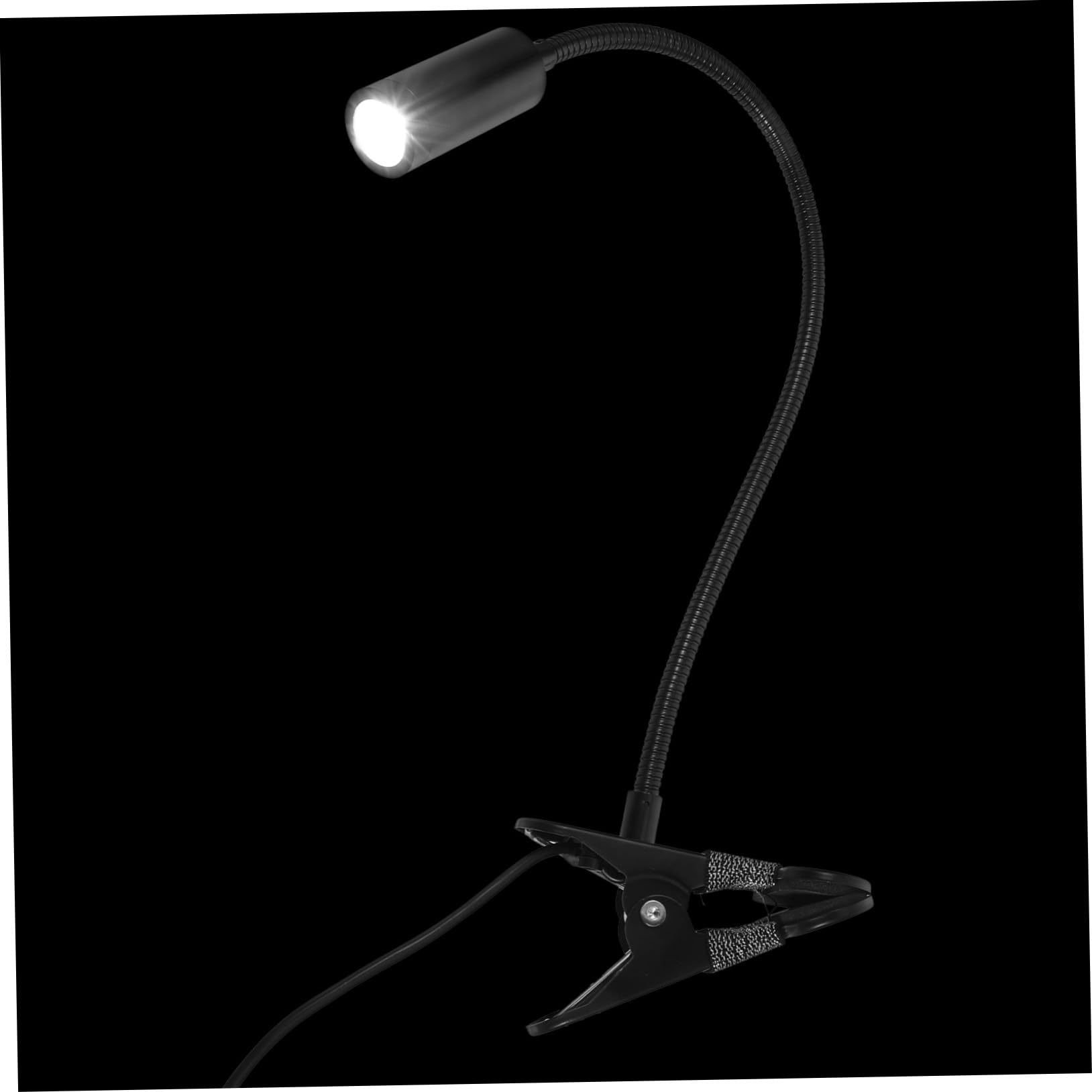 Toddmomy 3w Lampada Led Flessibile Luce Clip Per Lettura e Lavoro Sorgente Luminosa Bianca Fredda Braccio Collo d Oca Alimentazione Usb