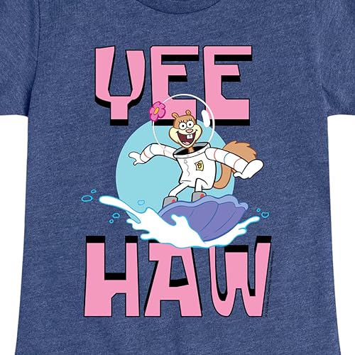 HYBRID APPAREL - Spongebob Squarepants - Sandy Cheeks - Toddler & Youth Girls Short Sleeve Graphic T-Shirt3