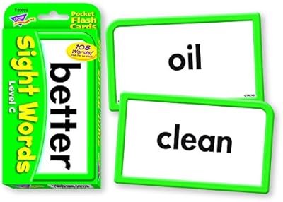 Sight Words Level C Flash Cards [Set of 3]