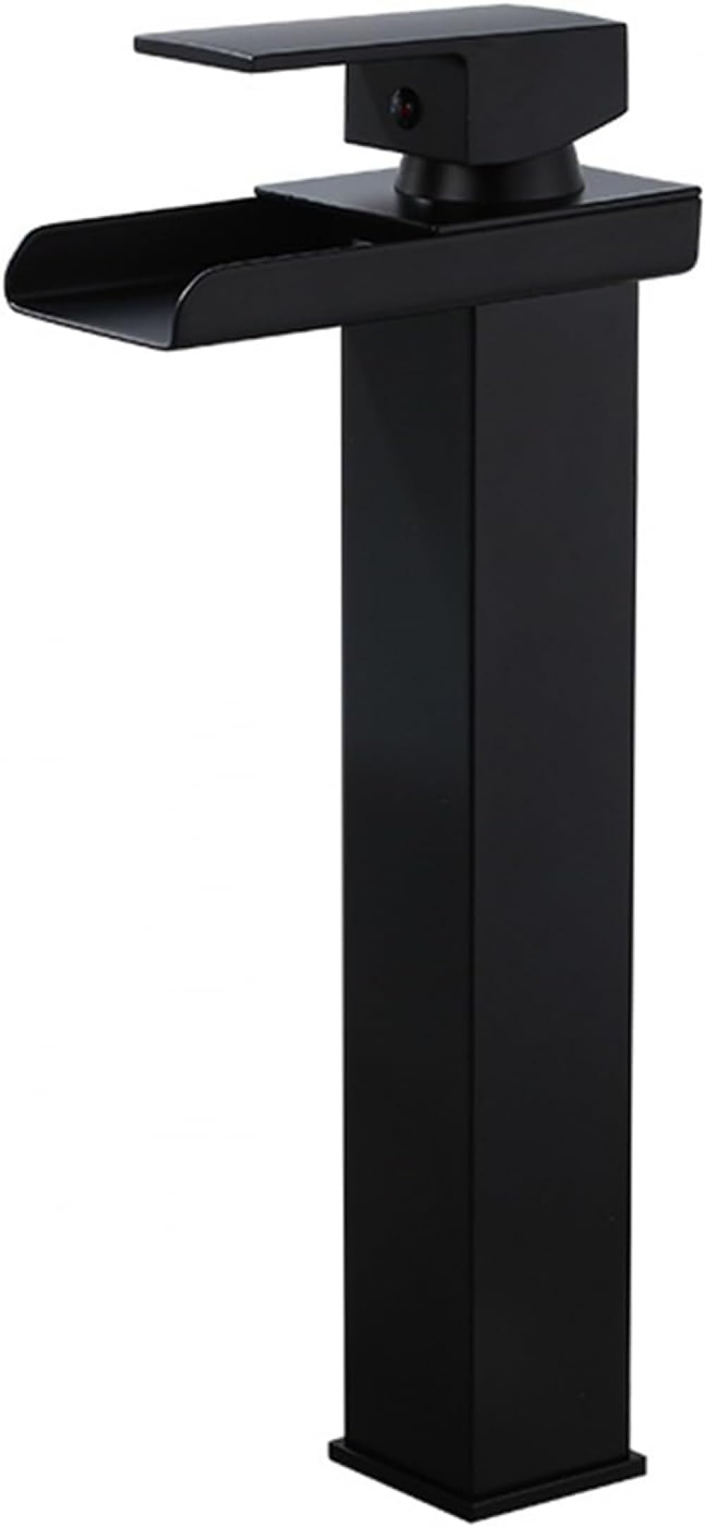Robinet cascade noir pour lavabo de salle de bain, fini les éclaboussures d'eau