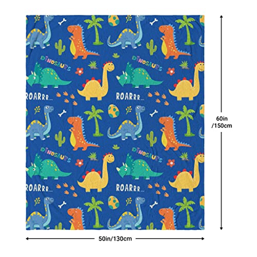 Miboi Fleece Blanket Throw Flannel Fleece Throw Blanket Soft Dinosaur Blanket For Boys #TOP1