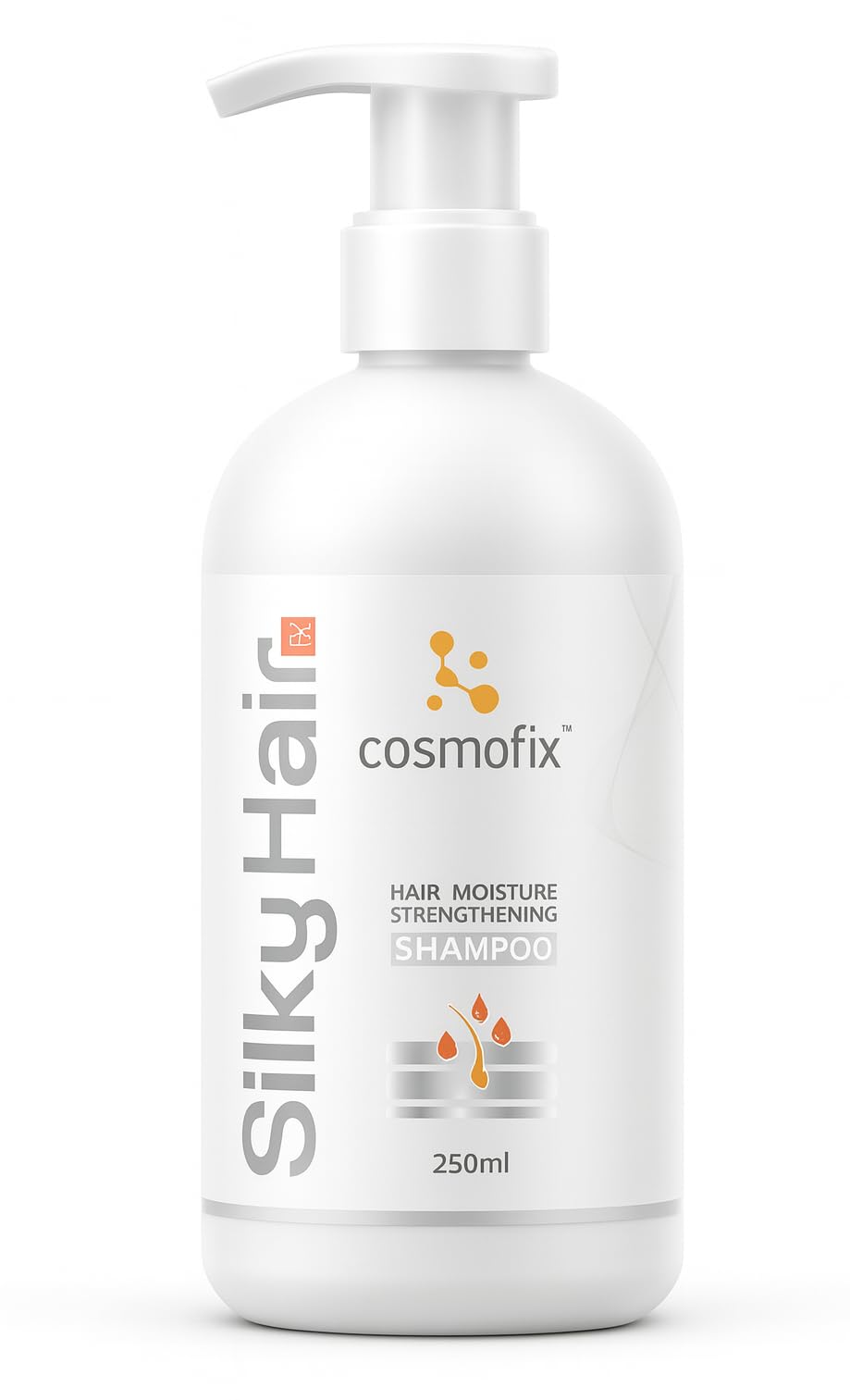 Cosmofix Silky Hair AF Shampoo | Nourishing Formula for Soft, Smooth & Hydrated Hair | Reduces Frizz, Enhances Shine, Suitable For All Hair Types -(250ml)-image-11