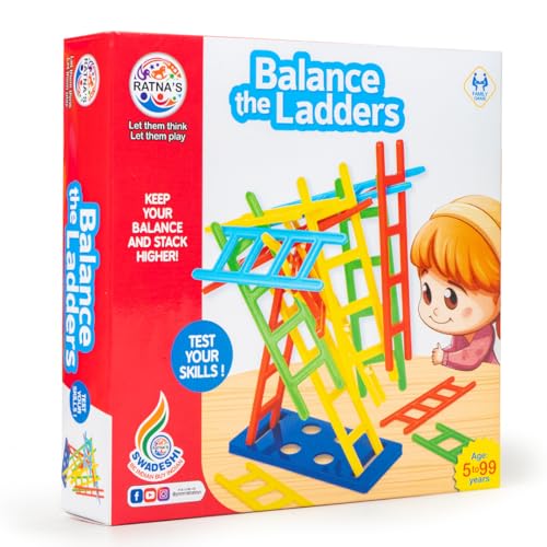 Image of RATNA'S Balance The Ladders Stacking & Balancing Skill Game for Family & Kids 5+ Years