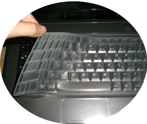 BingoBuy Clear Silicone Keyboard Protector Skin Cover for ASUS K55A K55DE K55DR K55N K55X K55VD series (if your 
