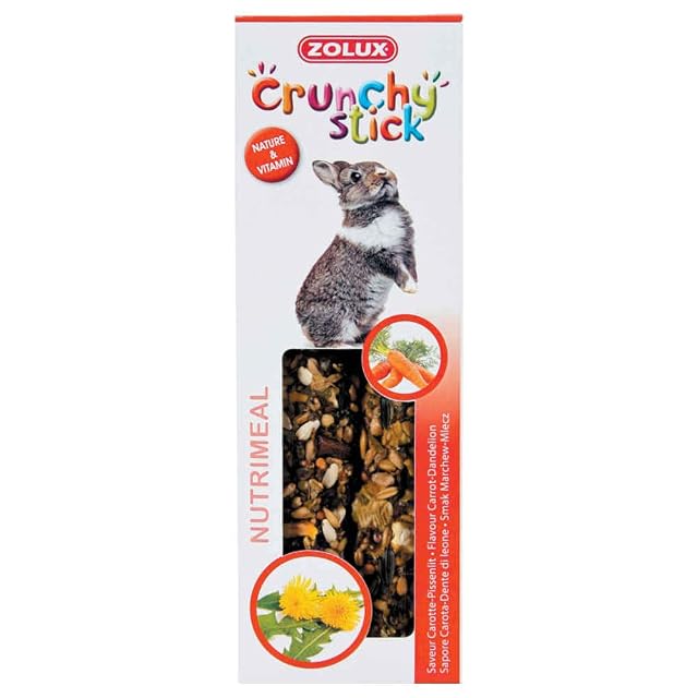 Foto 2 de 2 de Zolux Crunchy Stick Conejo Zanahoria/Diente 2 Piezas