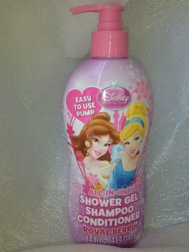 Disney Princess All-in-one Shower Gel Shampoo Conditioner Royal Berry (14 fl oz)