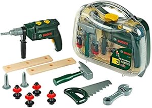 Mallette Outils Bosch Theo Klein – Perceuse Lumineuse et 16 Accessoires
