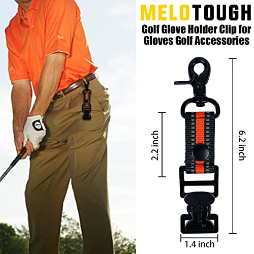 Melotough Golf Glove Holder Clip Gloves Belt Holder Gloves Keeper With Alligator Clips For Work Construction #TOP1