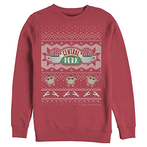 FRIENDS Central Perk Sweater Mens Pullover Crew Fleece - Main Image