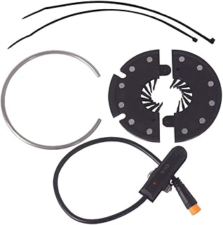 freneci E Bike Conversion Kit KT- D12L Pas Sensor Universal Elecrtic Bicycle Pedal Assist Sensor with 12 Magnets - Diameter 8.5cm, Black