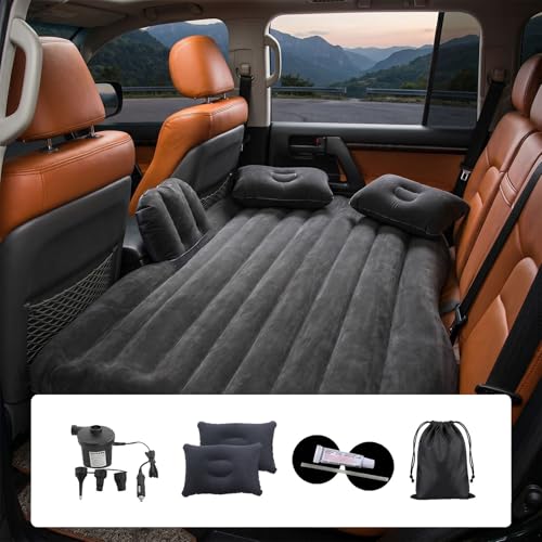 Tapis couchage siège arrière VW ID.3 lit gonflable camping matelas auto - 7