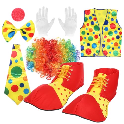 Costume de clown pour hommes polyvalent pour jeux de rôle et carnaval