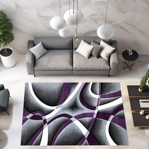 Abstract Rug 2x7 Runner Modern Rug Contemporary Area Rug Premium