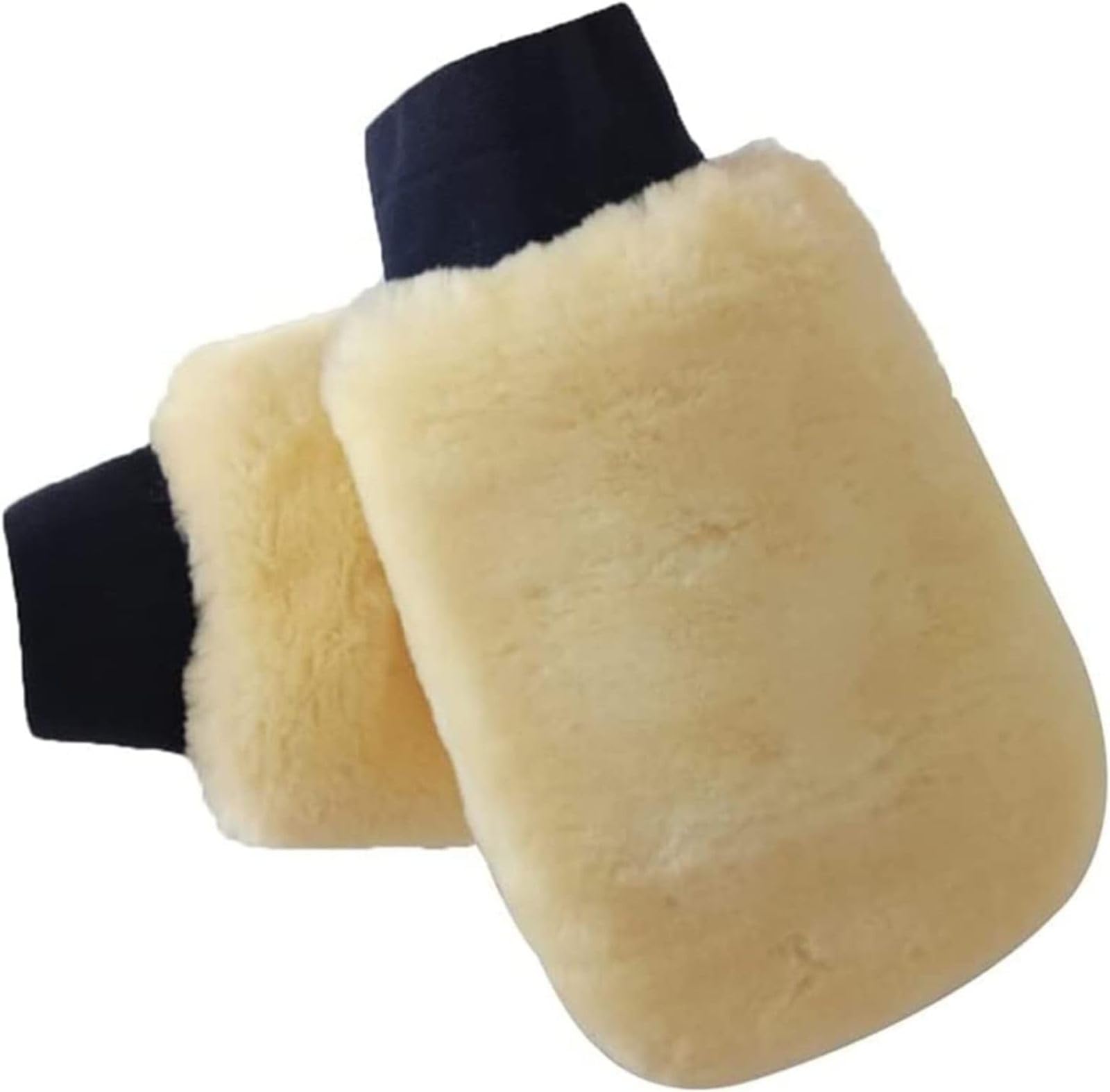 Guantes de pulido de coche, guantes de lavado de microfibra, lana gruesa suave para limpieza de coche y hogar