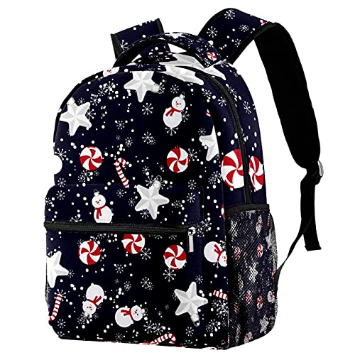 Sac à dos de Noël confortable et spacieux avec motif vert mixte
