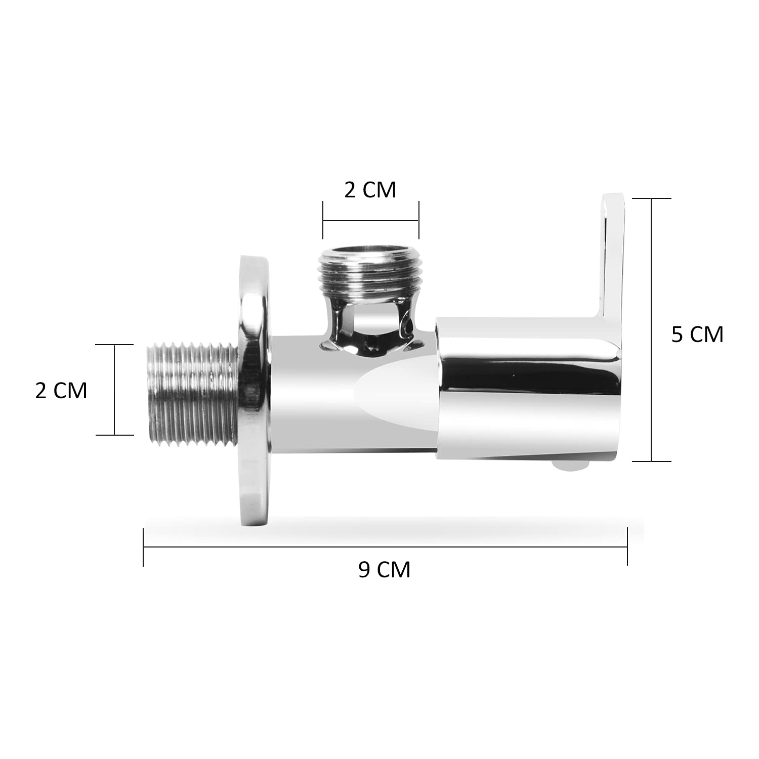 Parryware Cute Angle Valve - Chrome Finish -3
