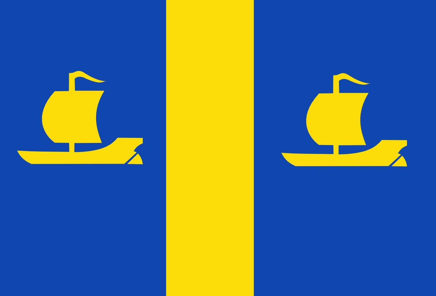 Drapeau Large Overslag vlag des anciennes municipalités de Zélande