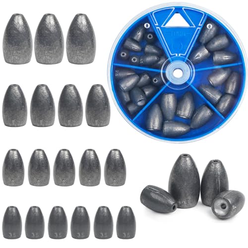 JSHANMEI Bullet Sinkers Flipping Weights