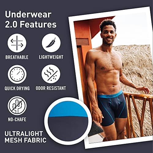 ExOfficio Men's Give-N-Go 2.0 Boxer Brief - Breathable Durable Easy Care Travel Underwear3