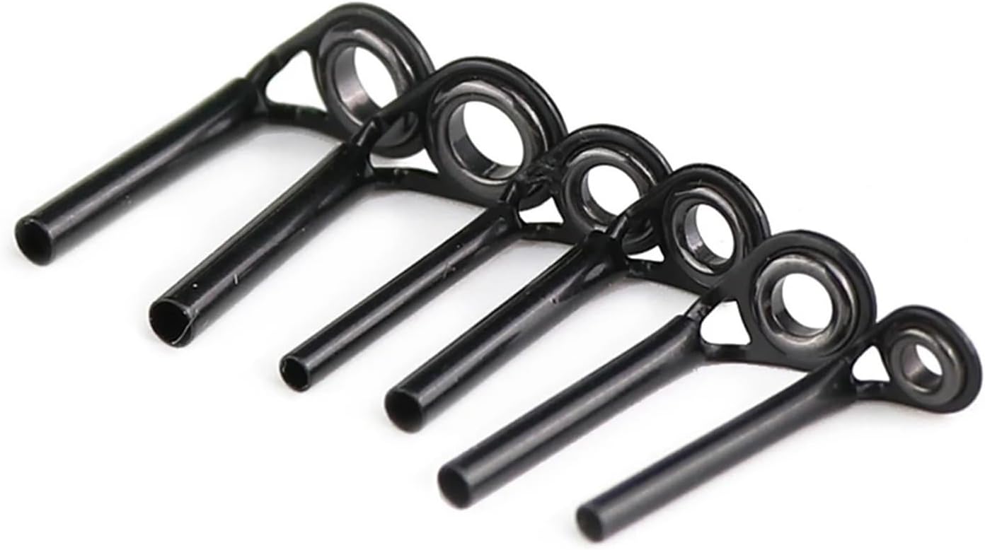 Fishing Rod Guides Fishing Rod Tip Repair Kit Small Center Ring Top for Fine, Rocky, Freshwater Saltwater Fly