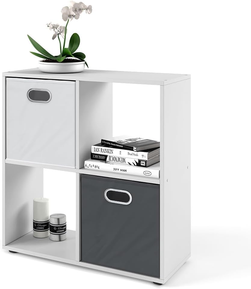 Image of Tetra 4 Compartment Display & Filing Shelf Unit