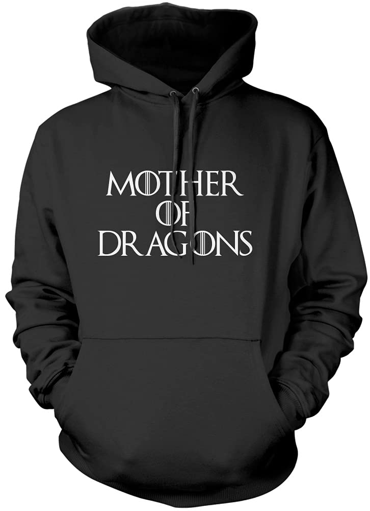 Hotscamp Girls Black Mother Of Dragons Unisex Hoodie - Medium