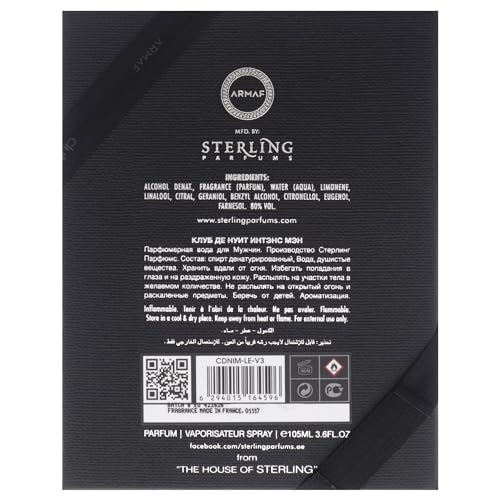 ARMAF Club De Nuit Intense Man Limited Edition Pure Parfum, 105ml - Image 3