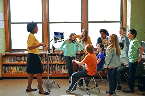 Gooseneck Floor Stand - Cta Heavy-Duty, Secure And Height-Adjustable Gooseneck Floor Stand For Ipad 7Th/ 8Th/ 9Th Gen 10.2", Ipad Air, Surface Pro 4, & Other 7-13" Tablets, (Pad-Shfs) - Silver #TOP4