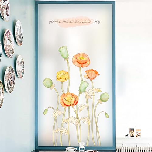 Película para ventana decorativa multicolor VOCOSTE 11.81x78.74 in