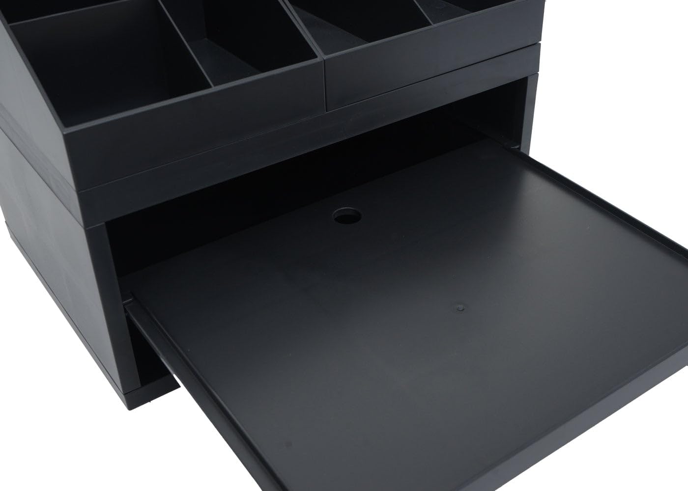 Mendler Schreibtisch Organizer HWC-Q74 29x35x26cm - schwarz
