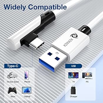 XZXWZX 5M Link Cable Compatible with Oculus/Meta Quest 3
