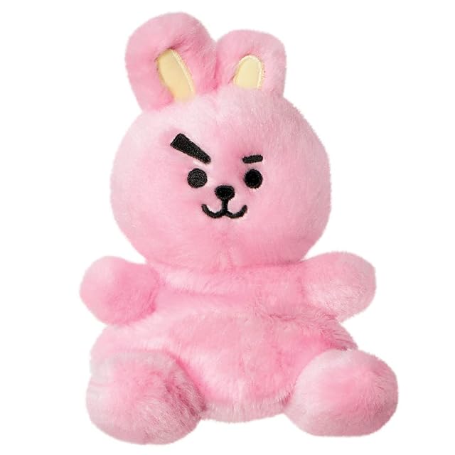 Aurora, 61510, BT21 Cooky Palm PAL, 13cm, Peluche ecológico, Rosa