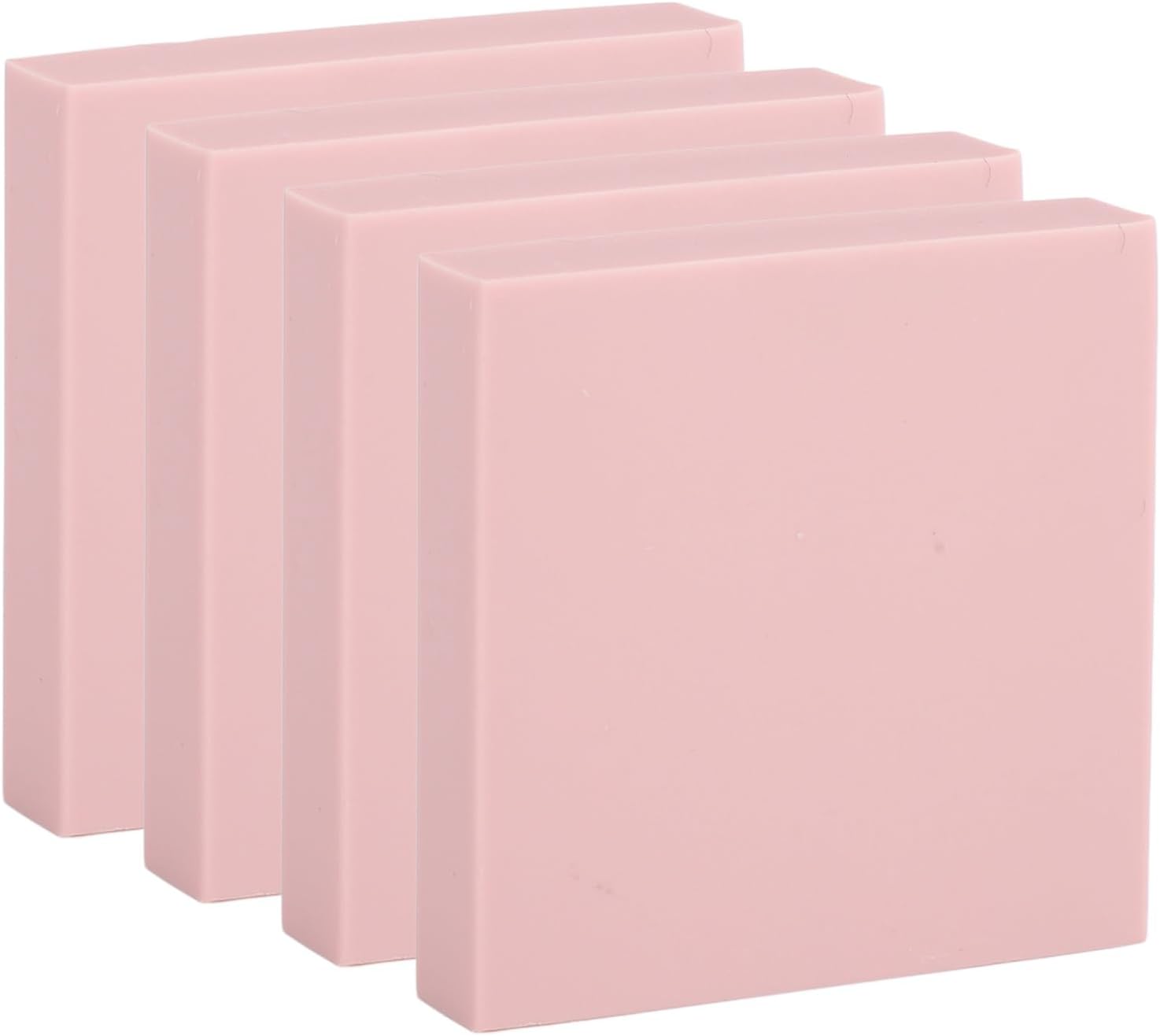 Rubber Carving Blocks Multipurpose Soft Rubber Stamp Blocks for Printmaking DIY Crafting Scrapbook Painting Schools Families 30PCS 5x5x1cm (Square Shape)