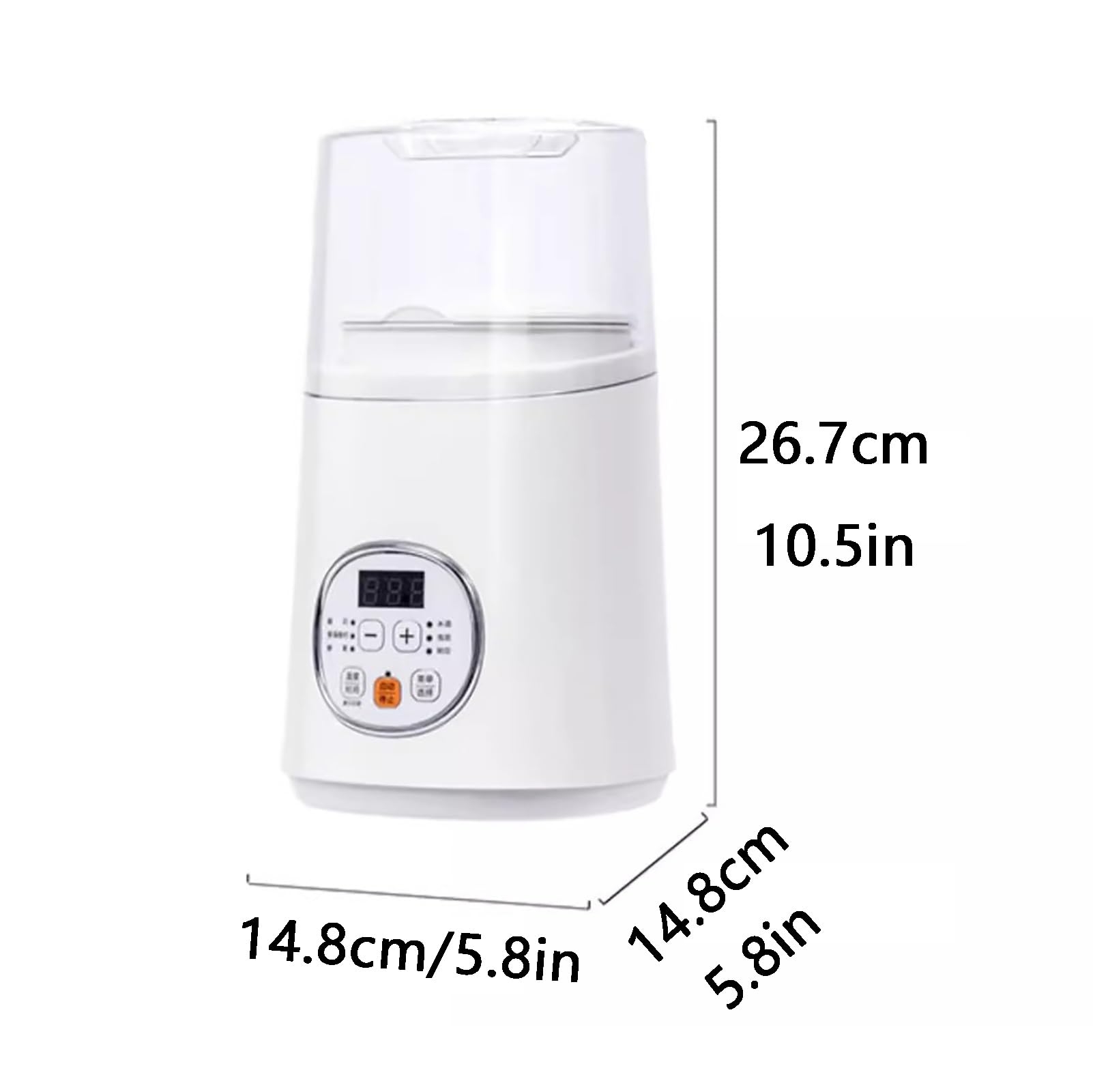 yaourtière, Température et durée réglables multifonctionnelles, 1200 ml