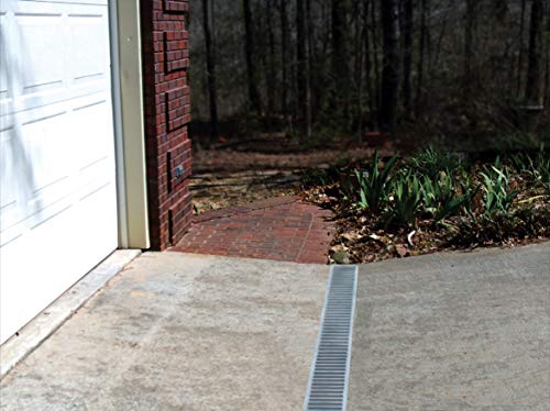 Nds 864Gmtl 5-Inch Pro Channel Drain Kit With Metal Grate, 5 In, Gray #TOP3