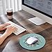 Nicunom 40 Pcs Sublimation Mouse Pad Blanks, Round Mouse Pad Heat Press Printing Crafts Mousepads DIY Personalized Mouse Pads Anti-Slip Rubber Small Mouse Mat for Office Laptop Computer Gaming
