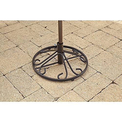 Hampton Bay Nantucket Patio Umbrella Base in Black BrickSeek